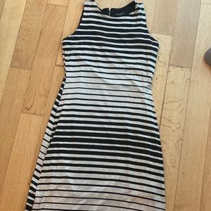 Green Envelope Striped Maxi Dress